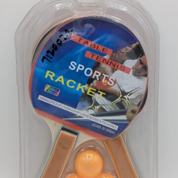 table tennis racket pair 2rackets+3balls